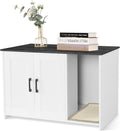 Dwanton Litter Box Enclosure Cat Furniture - Hidden Litter House