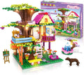 Tree House Building Set with LED Light - 613PCS Forest House