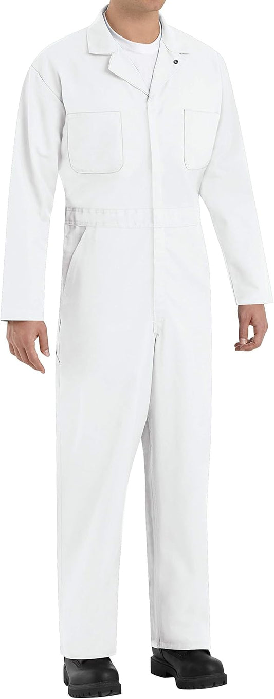 Red Kap Men's Twill Action Back Coverall for Comfort and Durability