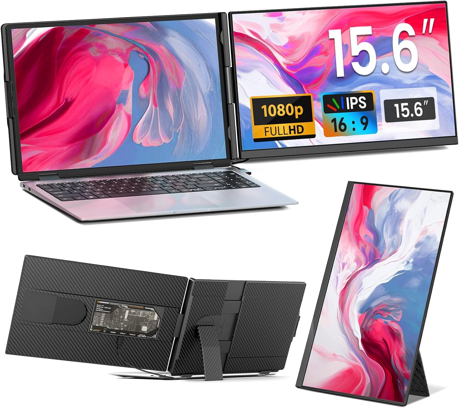 Cevaton 15.6 FHD Laptop Screen Extender