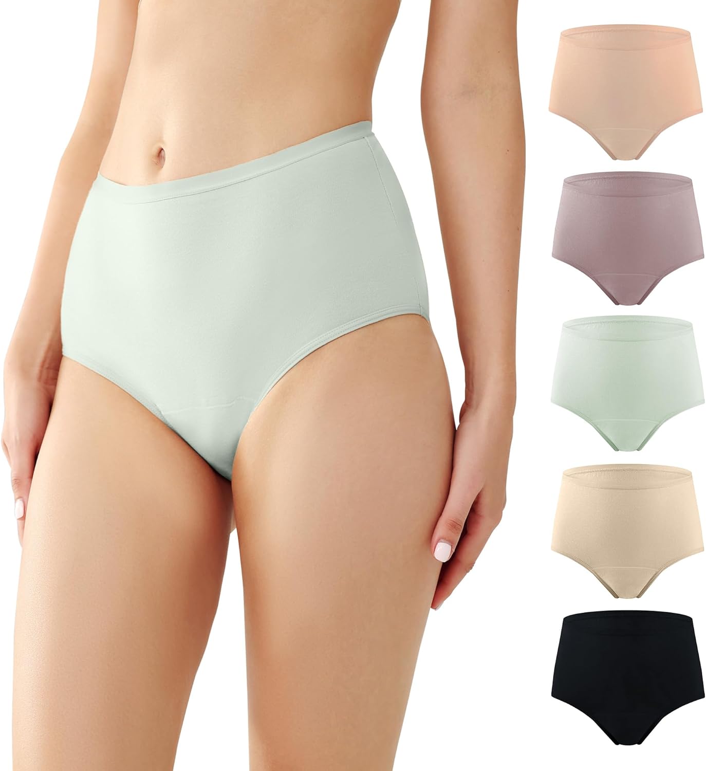BATTEWA Washable Absorbency Incontinence Underwear for Women