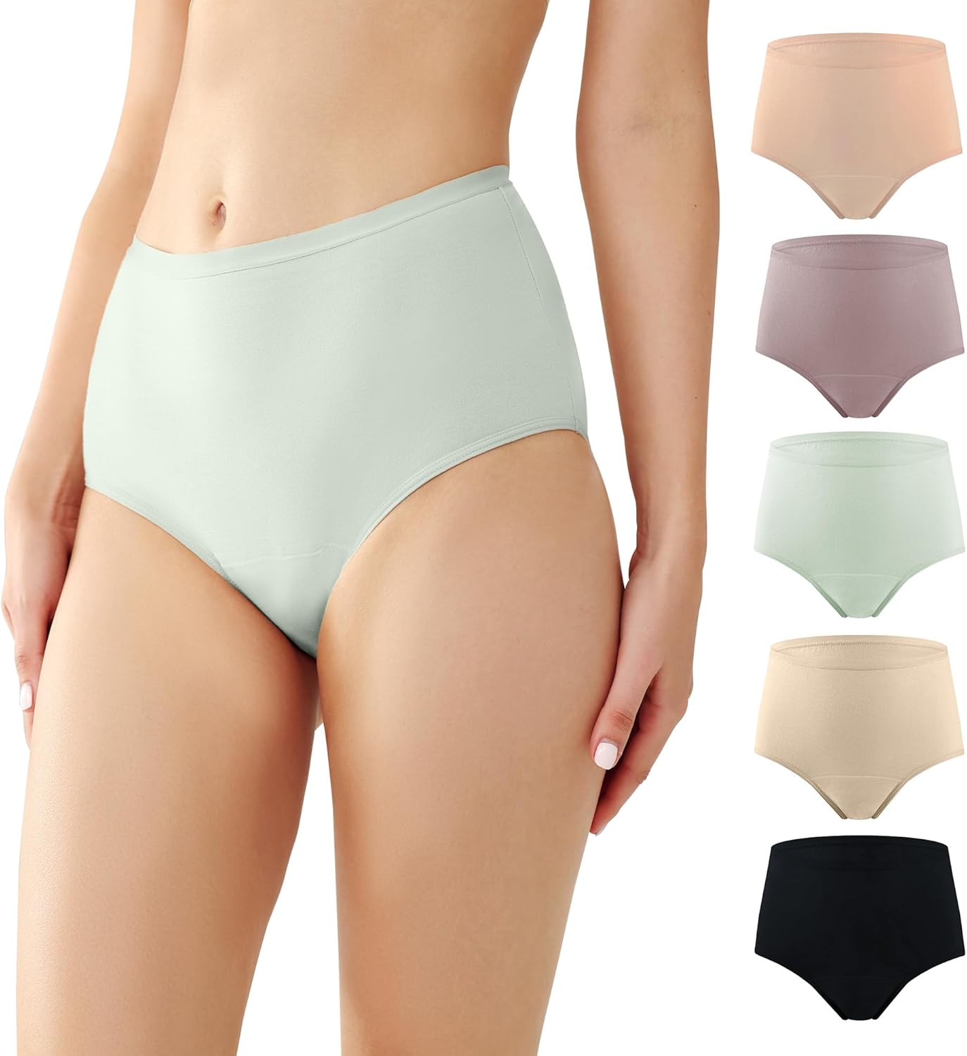 BATTEWA Washable Absorbency Incontinence Underwear for Women
