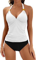 B2prity Halter Tankini Swimsuit for Women - Tummy Control (Style 7GR8)