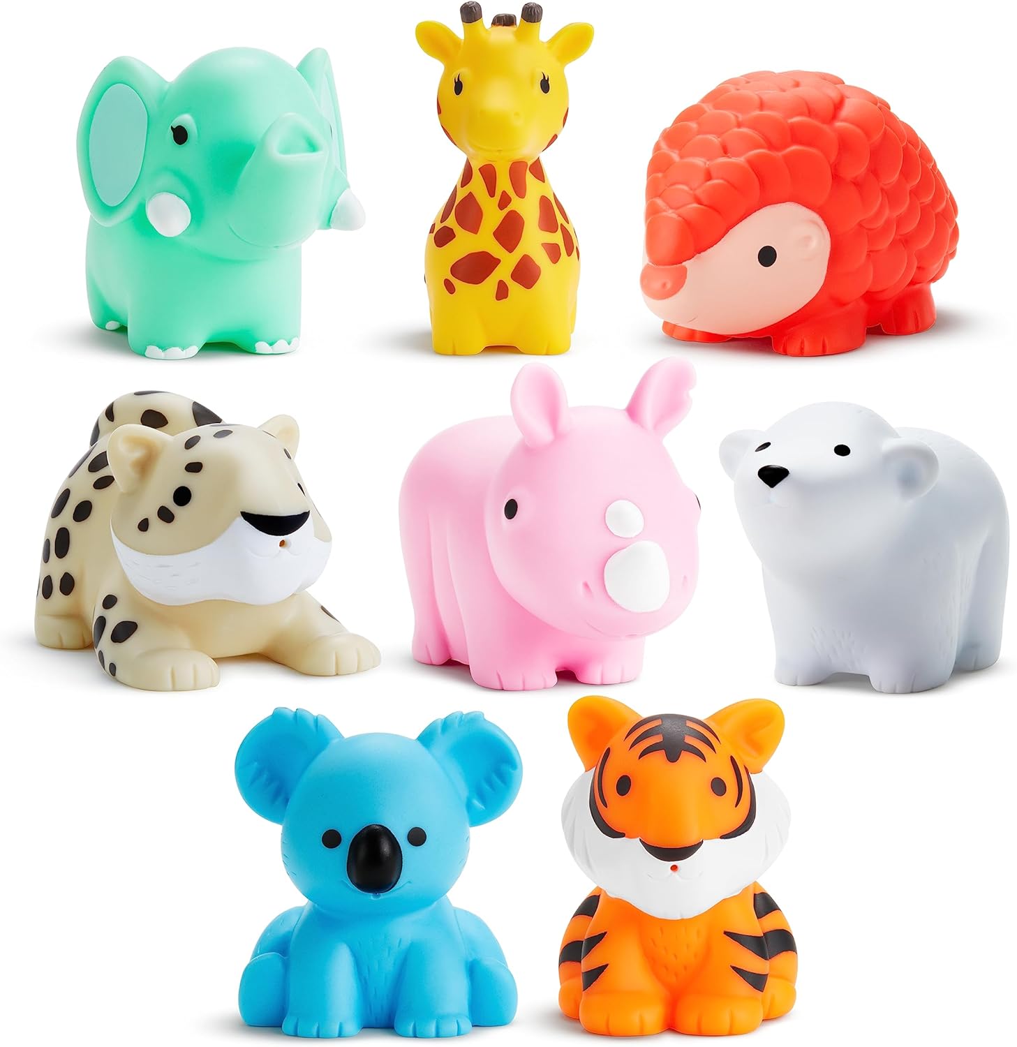 Munchkin Wild Animal Bath Squirts - 8 Pack Fun!