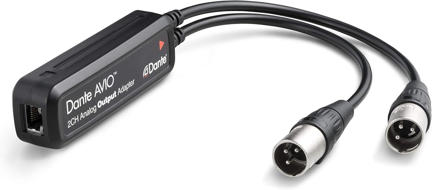 Dante AVIO Analogue Output Adapter 2-Channel for Audio Needs