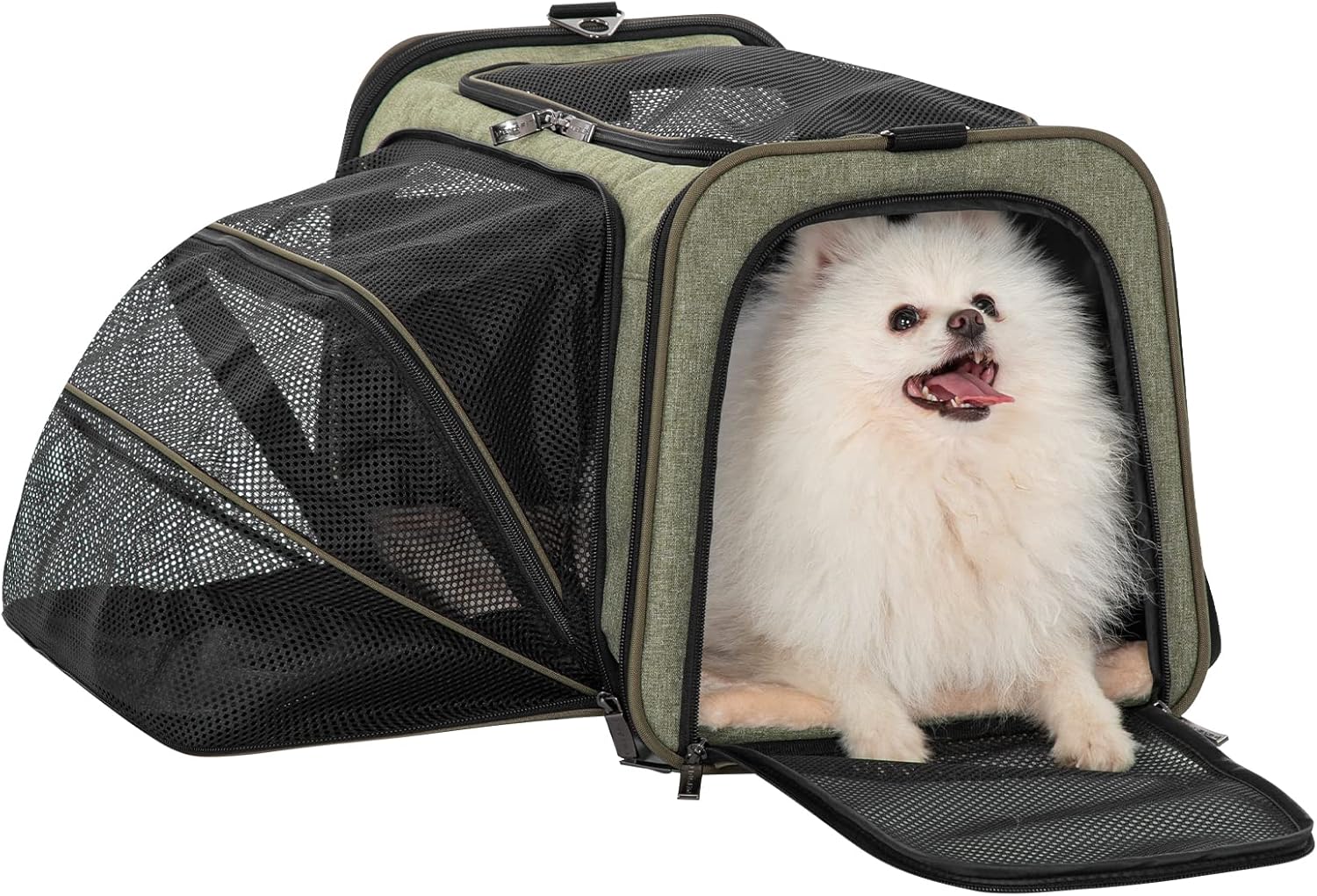 Expandable Cat Carrier for Travel - Soft-Sided Pet Carrier