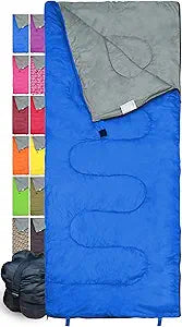 REVALCAMP Sleeping Bag for Kids and Adults - Ultralight Comfort