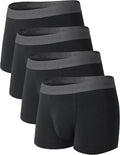 Mens Trunks Underwear Bamboo Rayon Trunk - Breathable Soft Fit