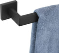 36-Inch Single Towel Bar Matte Black - Durable Wall-Mount Towel Rack