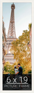 wallsthatspeak 6x19 white Picture Frame for Posters and Puzzles