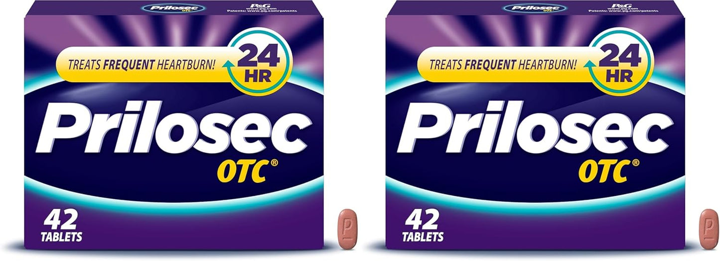 Prilosec OTC Omeprazole Delayed Release for Heartburn Relief