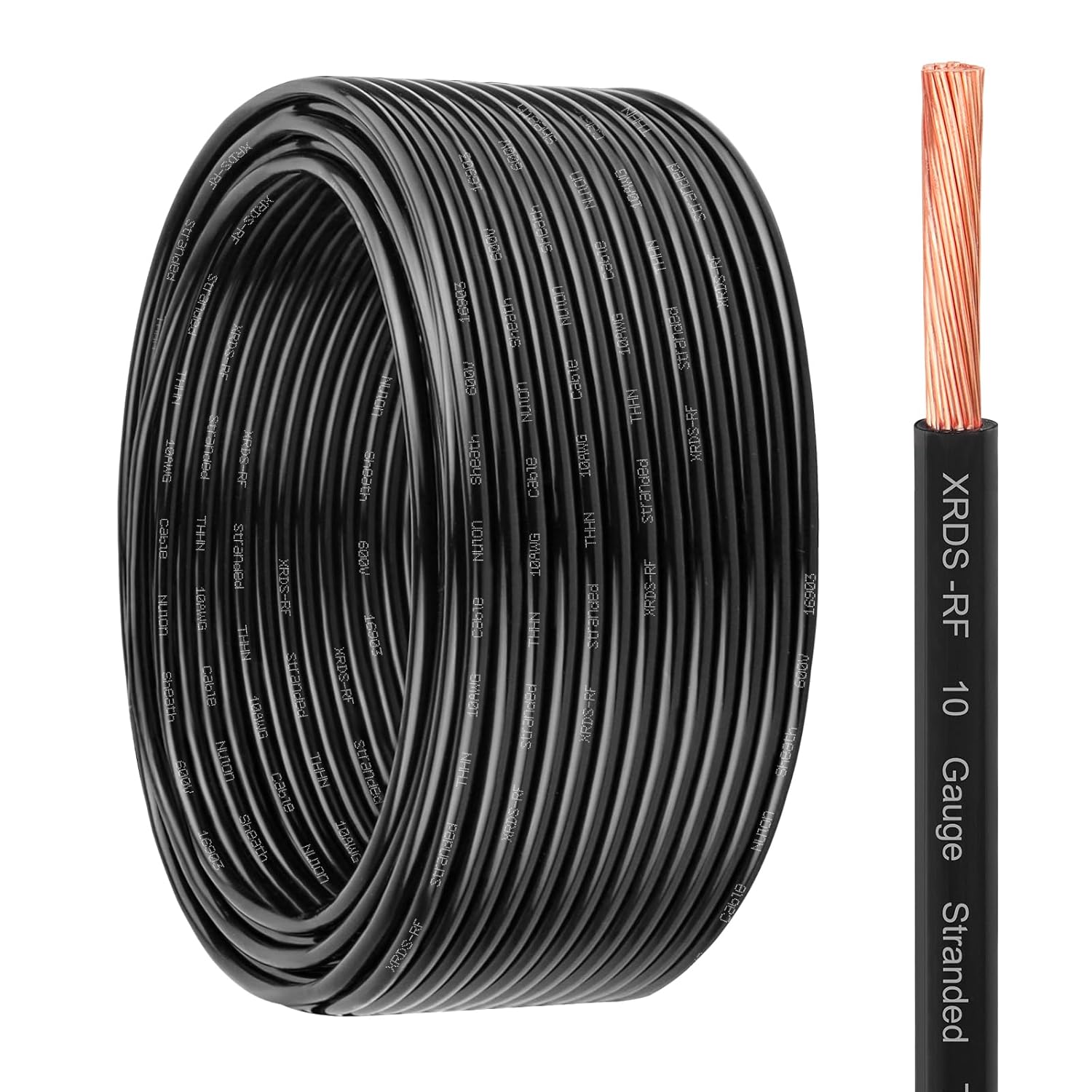 XRDS-RF 10 AWG 50FT THHN Stranded Wire for Indoor Circuits