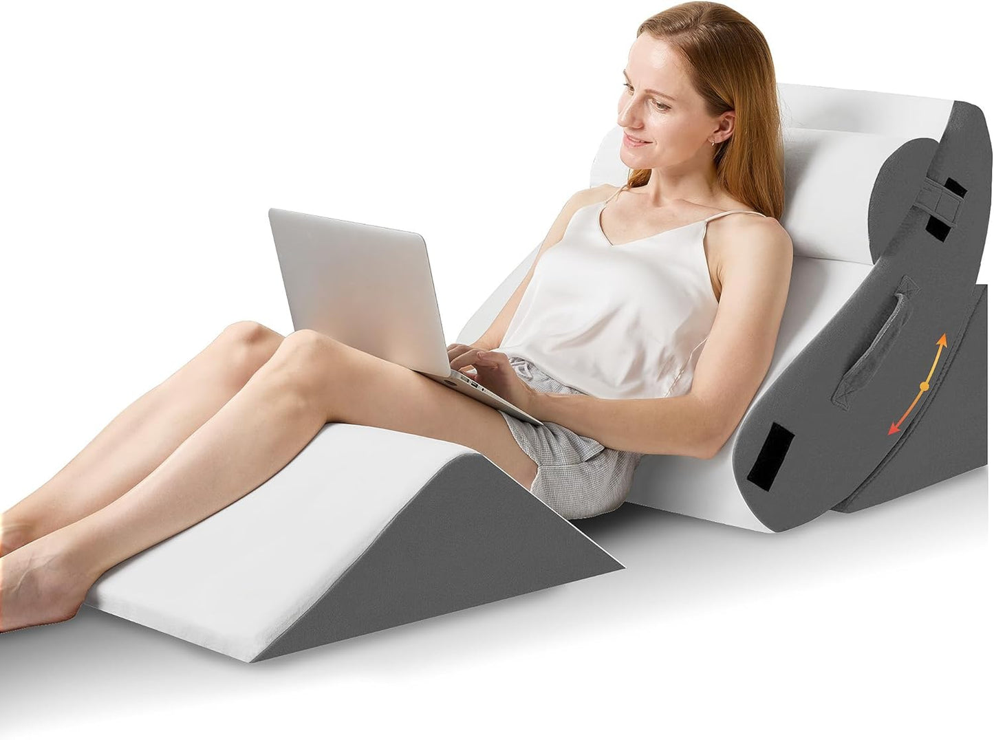 HABUTWAY Orthopedic Wedge Pillow Set for Back Pain Relief
