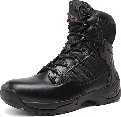 NORTIV 8 Men's Military Tactical Work Boots with Side Zipper