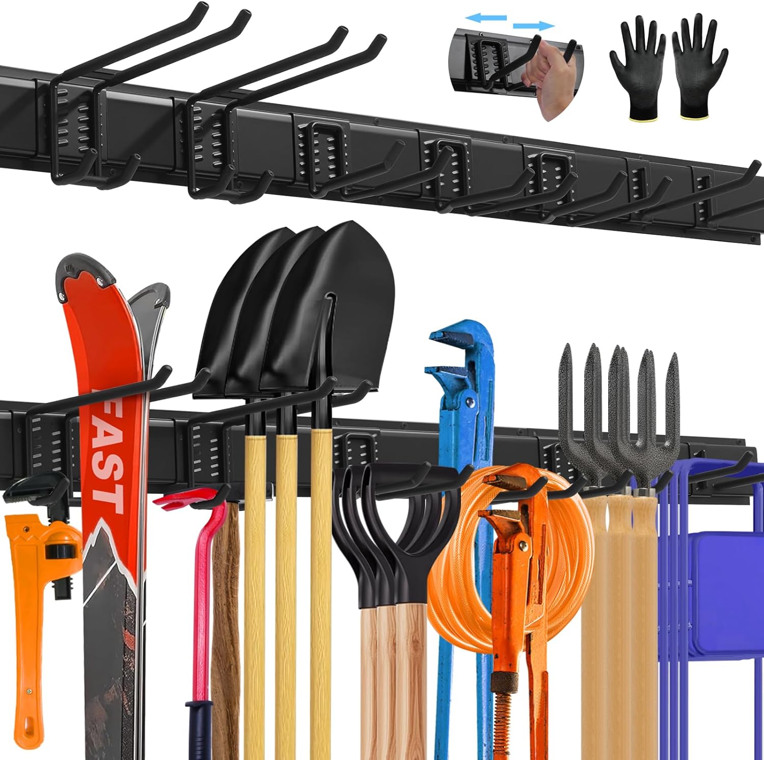 48in All-Metal Garage Tool Organizer for Heavy-Duty Storage