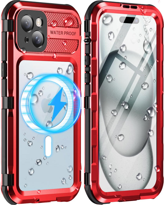 WIFORT iPhone 15 Plus Waterproof Case - Rugged Protection Cover