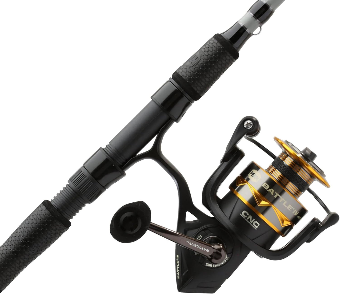 PENN Battle IV Spinning Reel and Fishing Rod Combo for Anglers
