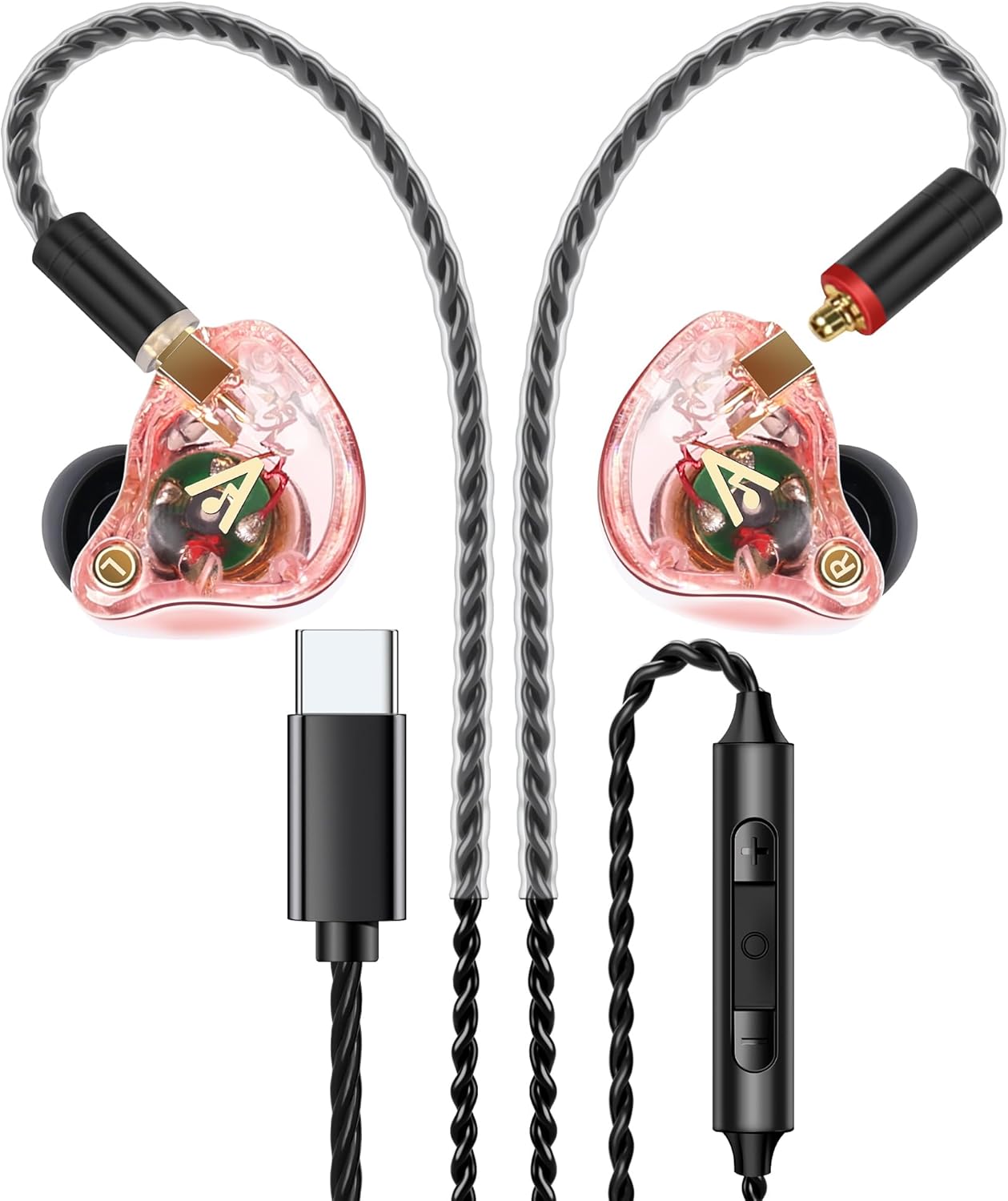 Vibes 202 Wired Earbuds for Deep Bass and Comfort-Fit Sound