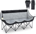 Oversized Camping Chair for 2-3 People with Cup Holders