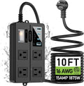 Outdoor Power Strip Weatherproof IPX6 Waterproof Extension Cord