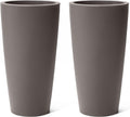 Step2 Tremont Tall Round Tapered Planter, Large 2-Pack - Self-Watering