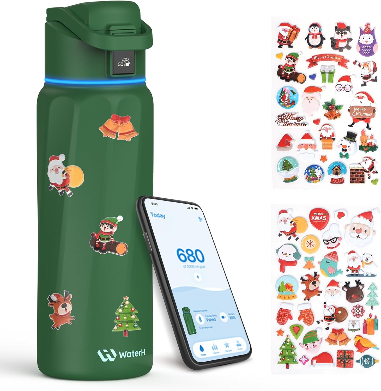 BOOST Smart Water Bottle with Reminder & Tracker for Hydration