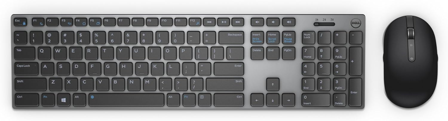 Dell KM717 Premier Wireless Keyboard and Mouse for Comfort