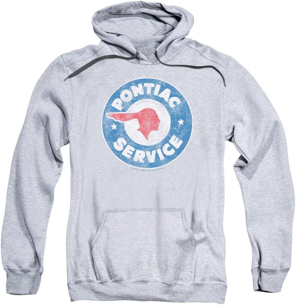 Vintage Pontiac Service Sign Hoodie for Stylish Everyday Wear