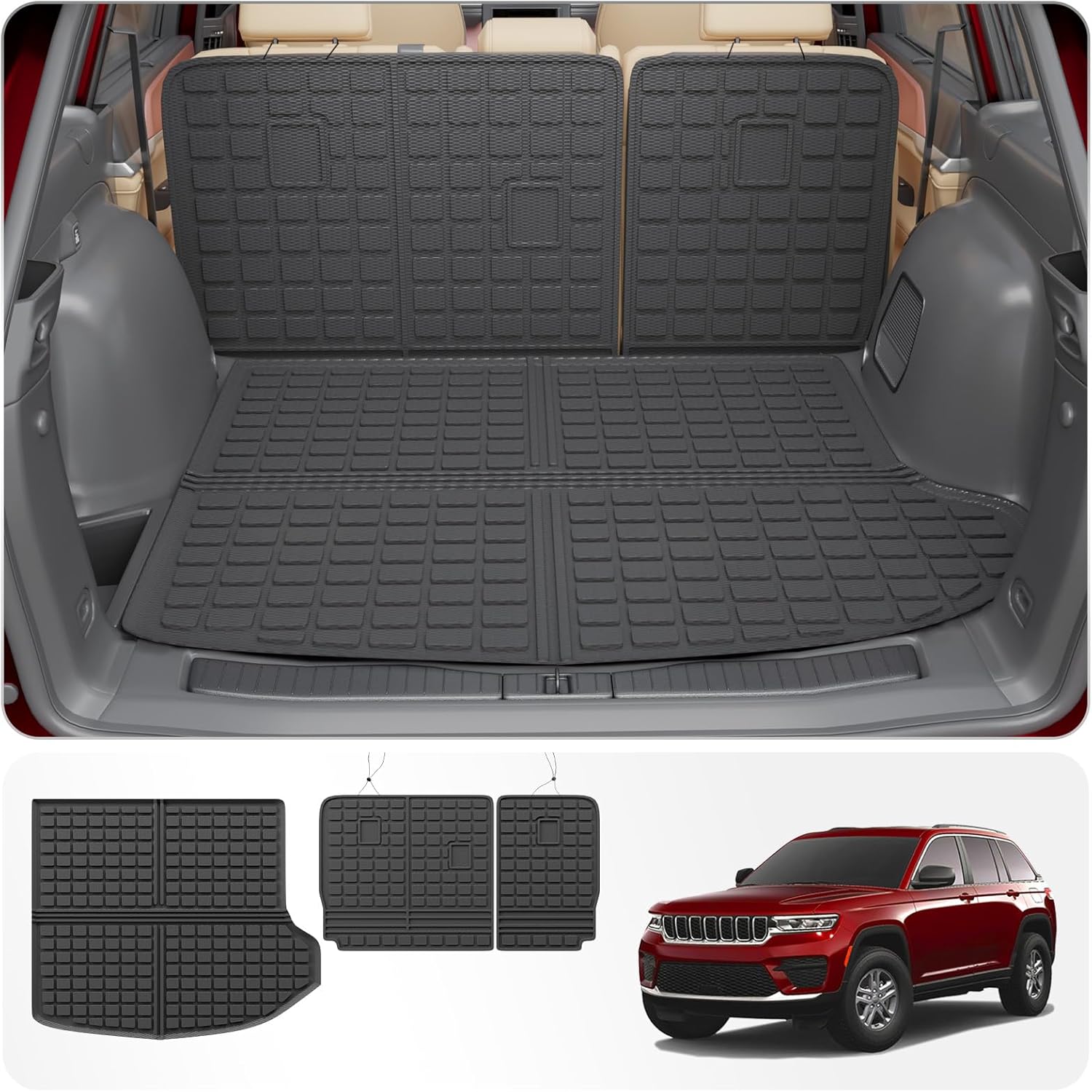 Cargo Mat for 2022-2025 Jeep Grand Cherokee - All-Weather Protection