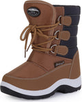 Insulated fur-lined winter boots for girls by Apakowa for comfort