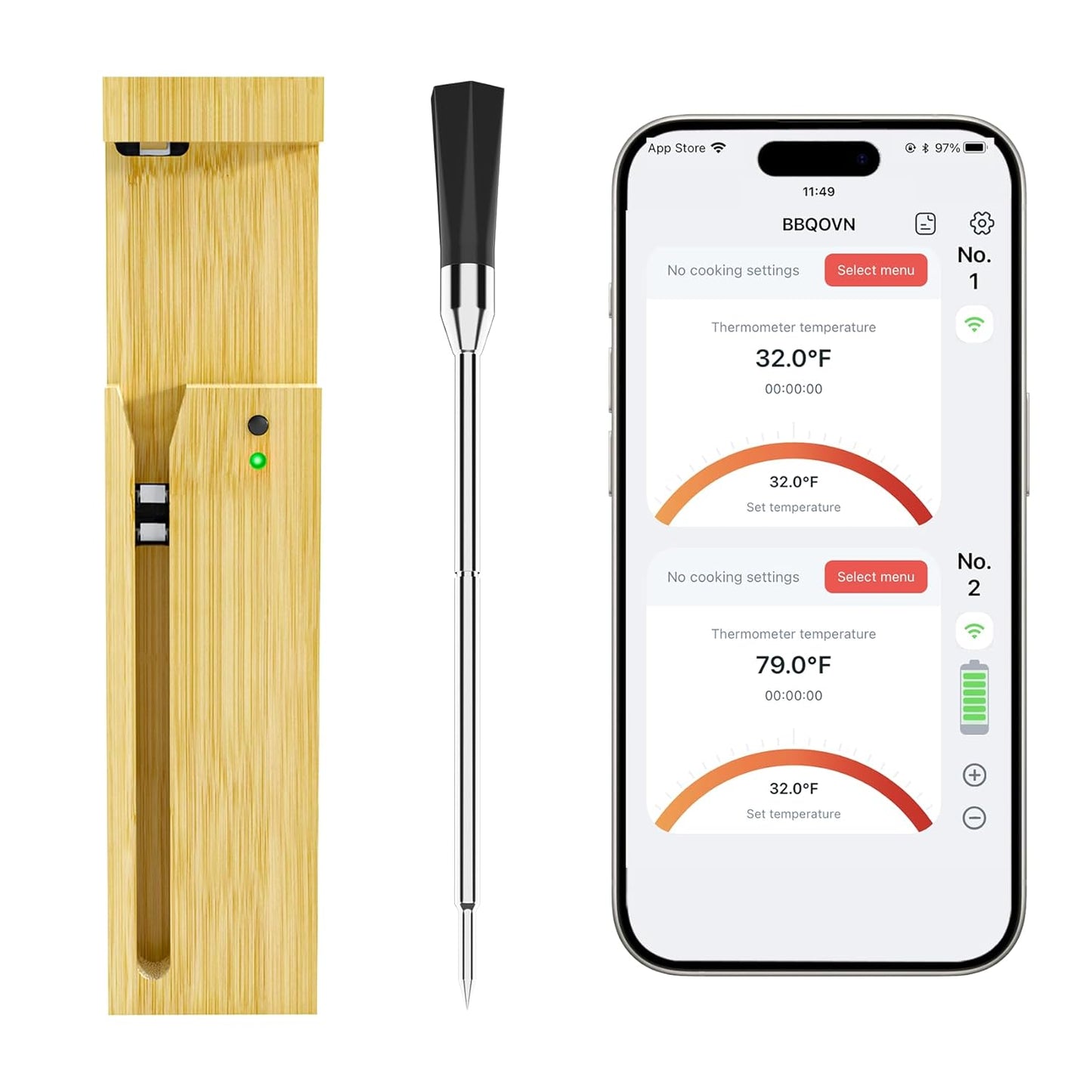 Ultimate Precision: Wireless Meat Thermometer