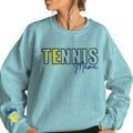 Custom Embroidered Baseball Mom Sweatshirt with Kids' Names