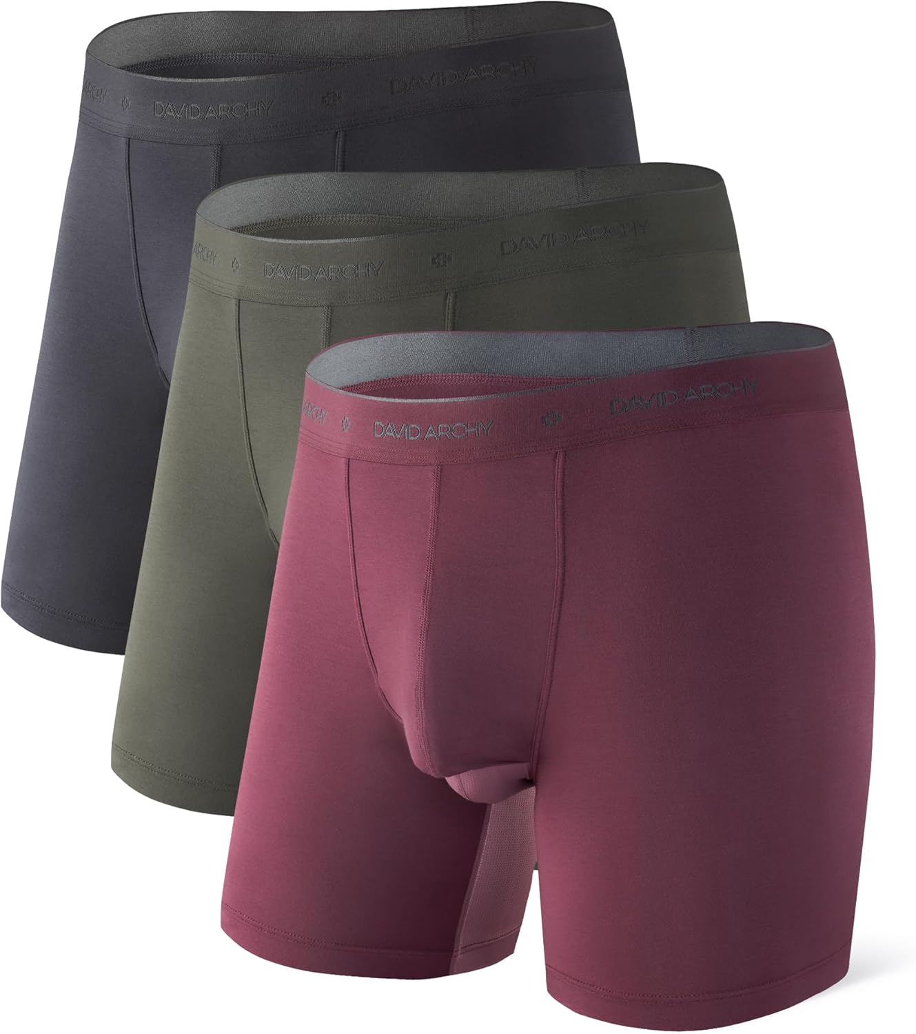 Ultra Soft Modal Dual Pouch Trunks for Men by DAVID ARCHY
