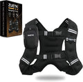 Weighted Vest 6lb-30lb with Reflective Stripe - Versatile Workout