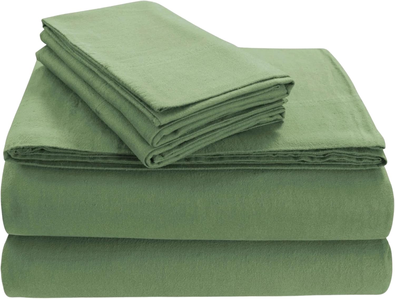 Luxury Solid Flannel Deep Pocket Sheet Set for King Size Beds