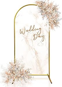 5.9Ft Arch Backdrop Stand for Weddings and Party Decorations