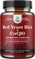 Red Yeast Rice with CoQ10 Supplement - Heart & Cholesterol Support