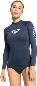 Roxy Womens Fitted Rashguard UPF 50+ - Compression Swim Top Women's