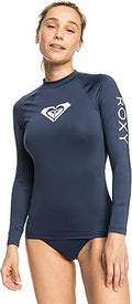 Roxy Women's Whole Hearted Long Sleeve Rashguard - UPF 50 Protection