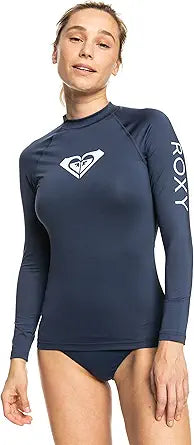 Roxy Women's Whole Hearted Long Sleeve UPF 50 Rashguard Review