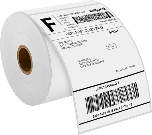 500 MaxGear Shipping Labels for Brother, Zebra, Rollo - Commercial Grade