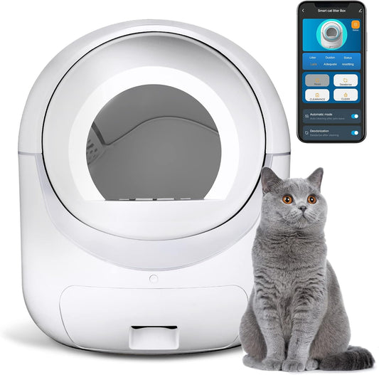 APP Controlled Self-Cleaning Cat Litter Box