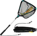 Floating Foldable Fishing Net 16in Hoop - Compact Telescopic Landing