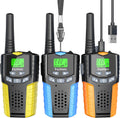 Walkie Talkies for Kids 3 Pack Rechargeable - Long Battery Life