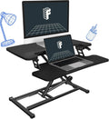 FLEXISPOT 28in Height Adjustable Standing Desk Converter - Smooth