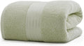 COZYART Sage Green Oversized Bath Sheet for Luxurious Comfort