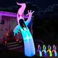 Joiedomi 12 ft Tall Halloween Inflatable Ghost - Big Yard Impact