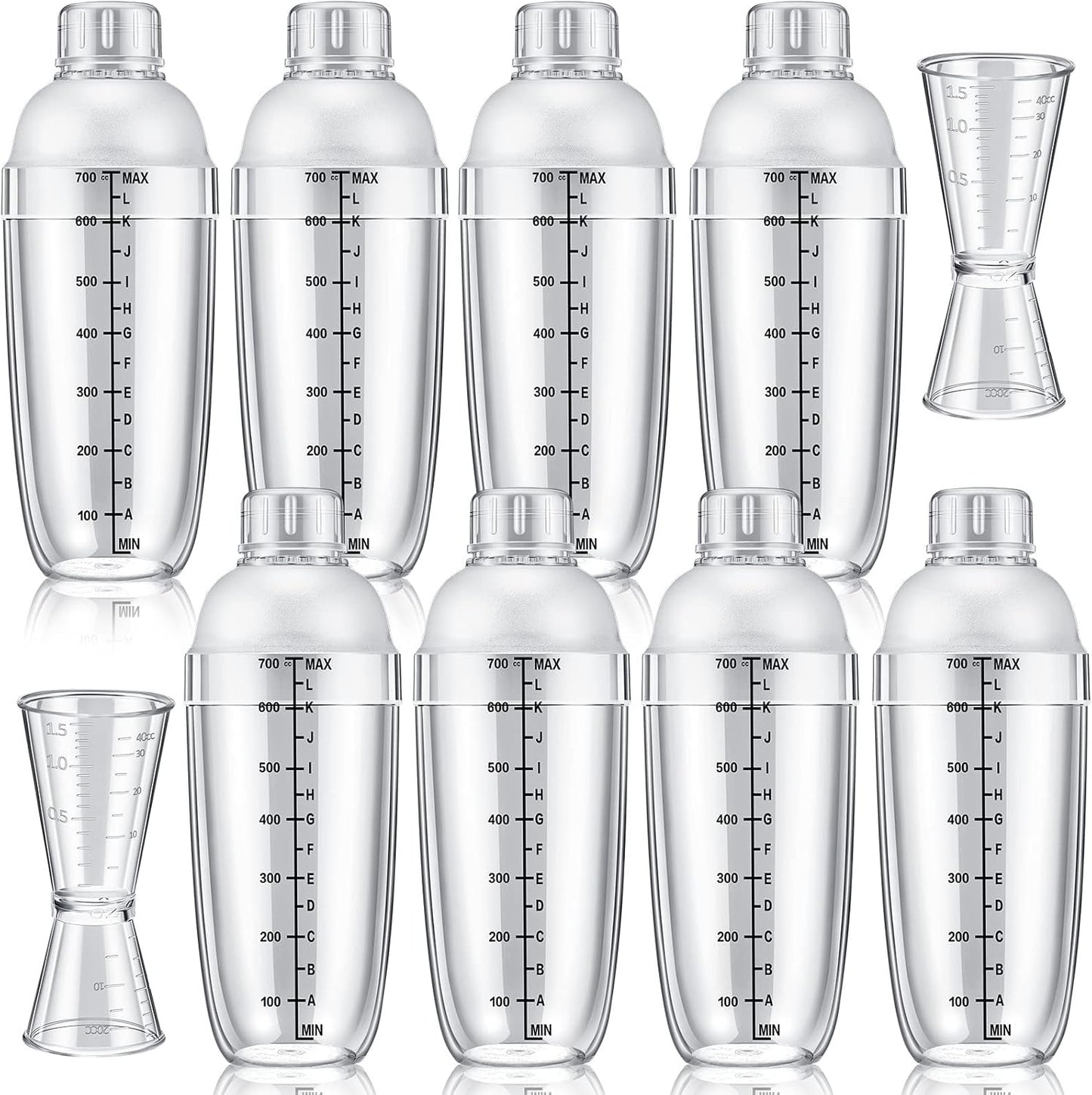 Suclain 10 Pcs Cocktail Shaker Set - Mix Like a Pro!