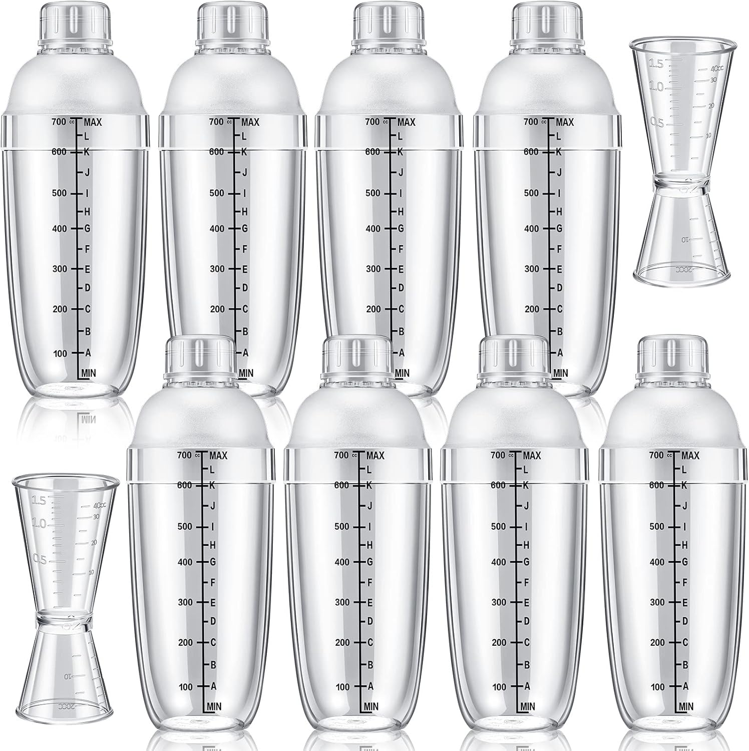 Suclain 10 Pcs Cocktail Shaker Set - Mix Like a Pro!