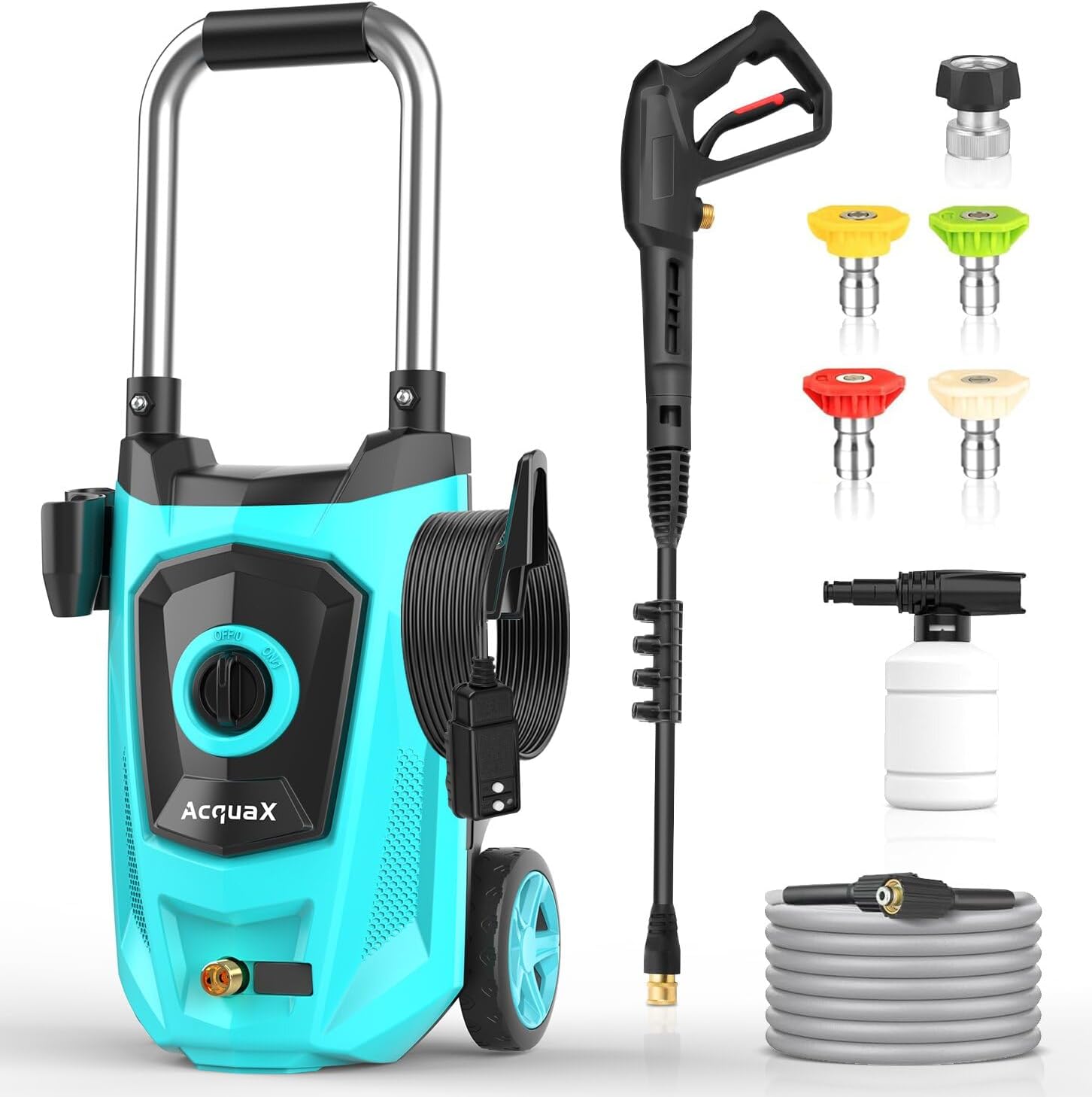 AcquaX Electric Pressure Washer: Powerfully Clean Any Surface!
